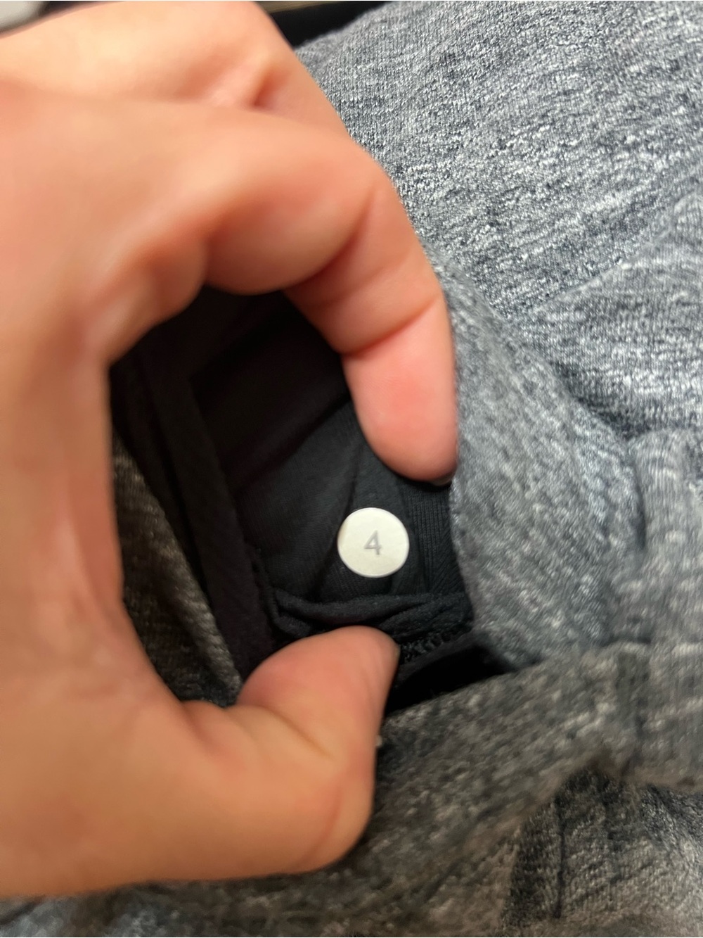 Lululemon Wrap Jacket Size 4‎ Gray Knit Snap Button Mock Neck Pockets - Picture 12 of 13
